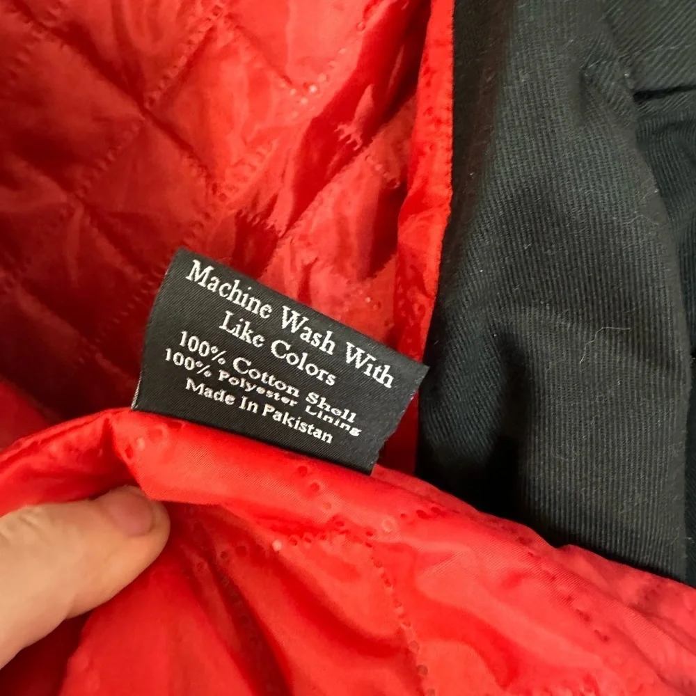 Straight to Hell Black Moto Jacket with Red Lining